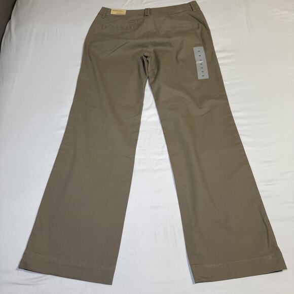Eddie Bauer Womens 10 Mercer Fit Chino Pants Tan Bootcut Stretch *LOT OF 2* NWT - Picture 15 of 16